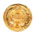 CC Logo Round Clip-On Earrings Metal Gold-Tone Metal