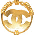 CC Logo Chain Cross Pendant Necklace Metal