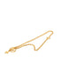 CC Logo Chain Cross Pendant Necklace Metal