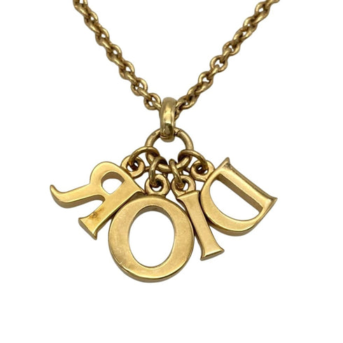 CD Pendant Necklace Gold