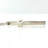 Cutout G Cross Pendant Necklace Sterling Silver