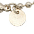 Oval Tag Pendant Necklace Sterling Silver
