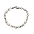 Puff Heart Bracelet Sterling Silver