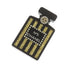 Perfume No. 5 Brooch Plastic Black and Gold