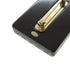 Perfume No. 5 Brooch Plastic Black and Gold