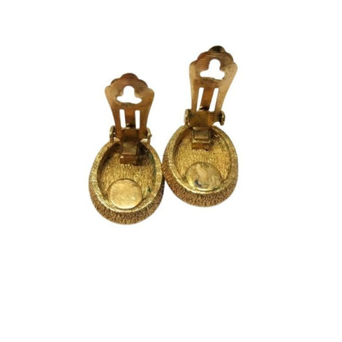 Earrings Gold-Tone Metal