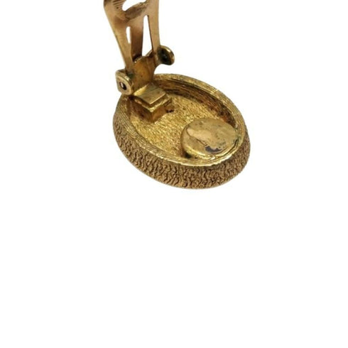 Earrings Gold-Tone Metal