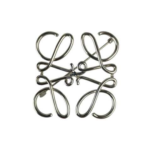 Anagram Brooch Metal Silver