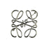 Anagram Brooch Metal Silver