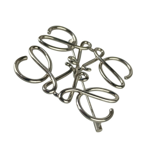 Anagram Brooch Metal Silver