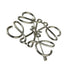 Anagram Brooch Metal Silver