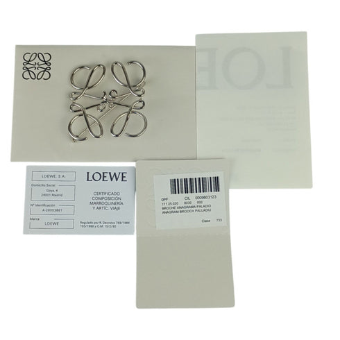 Anagram Brooch Metal Silver