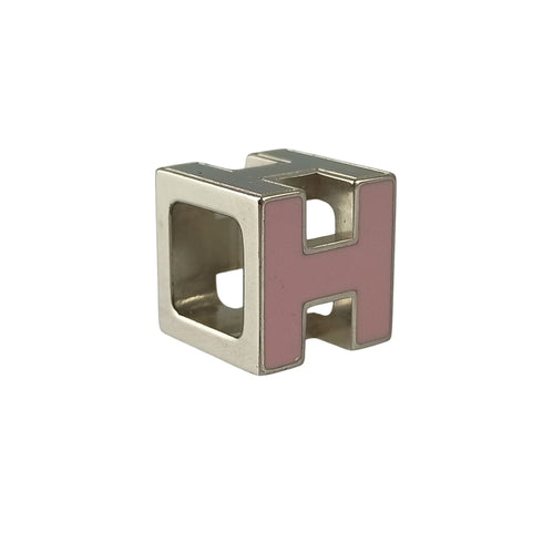 Cage D'H Pendant Necklace Metal Pink and Silver