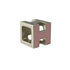 Cage D'H Pendant Necklace Metal Pink and Silver