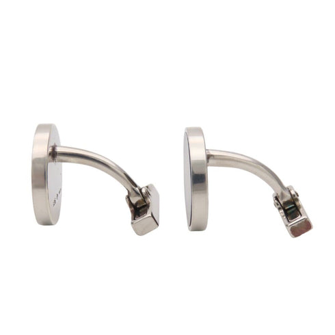 Bouton de Manchette Fleur Cufflinks Sterling Silver Bracelet