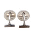 Bouton de Manchette Fleur Cufflinks Sterling Silver Bracelet