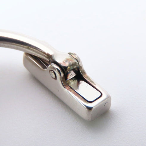 Bouton de Manchette Fleur Cufflinks Sterling Silver Bracelet