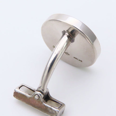 Bouton de Manchette Fleur Cufflinks Sterling Silver Bracelet