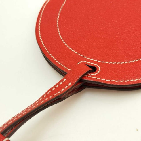 In the Loop To Go Charm Chevre Leather Rouge Tomato Mini Handbag Charm