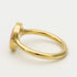 Ring Metal Gold and Pink