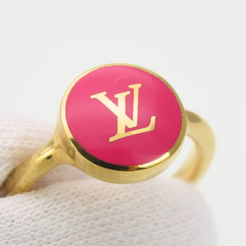Ring Metal Gold and Pink