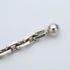 Charm Leather and Sterling Silver Brown Handbag Charm