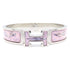 Click H Bangle Pink and Silver Bracelet