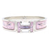 Click H Bangle Pink and Silver Bracelet