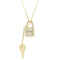 Cadena Pendant Necklace 18K Yellow Gold with Diamond