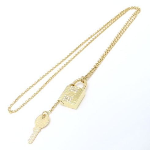 Cadena Pendant Necklace 18K Yellow Gold with Diamond