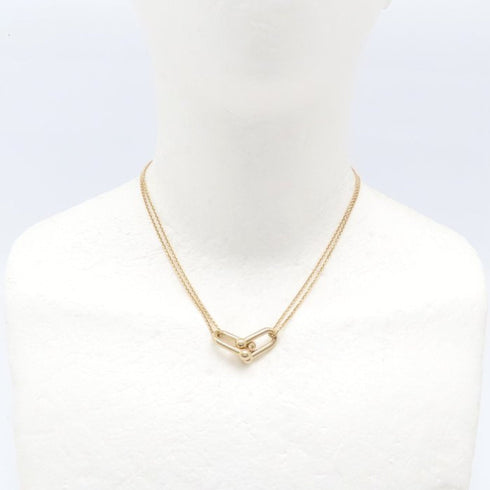Hardware Pendant Necklace 18K Rose Gold Large
