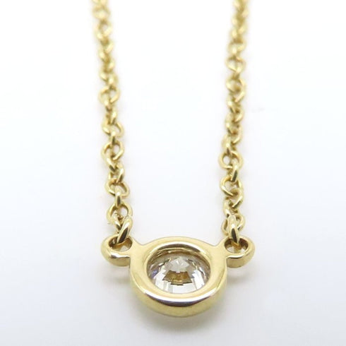 Elsa Peretti Diamonds By The Yard Pendant Necklace 18K Yellow Gold and Diamond