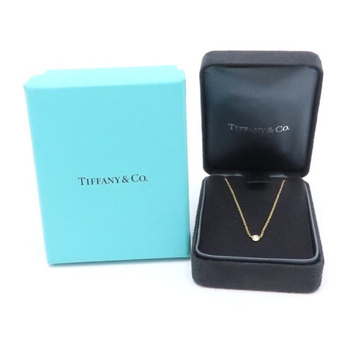 Elsa Peretti Diamonds By The Yard Pendant Necklace 18K Yellow Gold and Diamond
