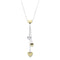 Elsa Peretti Pendant Necklace 18K Yellow Gold and 18K White Gold 10mm
