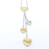 Elsa Peretti Pendant Necklace 18K Yellow Gold and 18K White Gold 10mm