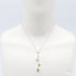 Elsa Peretti Pendant Necklace 18K Yellow Gold and 18K White Gold 10mm
