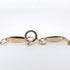 Open Heart Pendant Necklace 18K Rose Gold 10mm