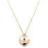 Heart Lock Pendant Necklace 18K Rose Gold