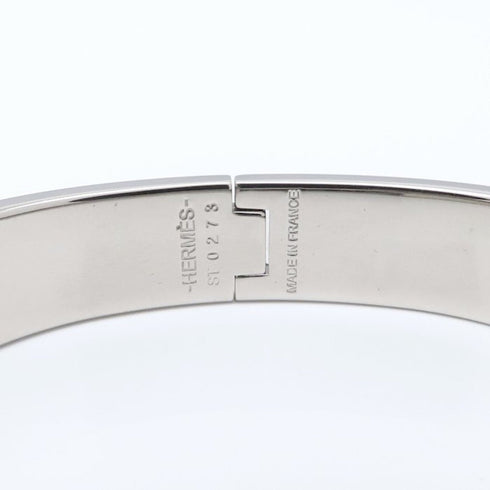 Click H Bracelet Black and Silver Plated