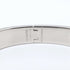 Click H Bracelet Black and Silver Plated