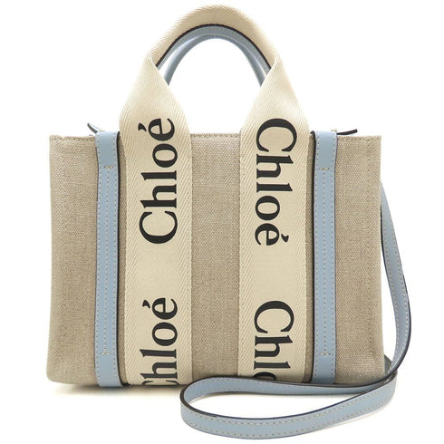 Woody Convertible Tote Canvas with Leather Small