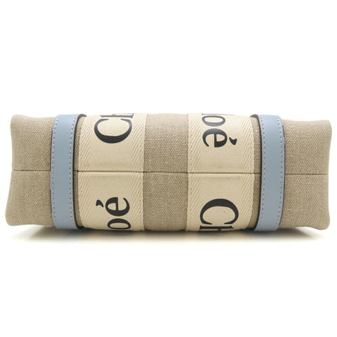 Woody Convertible Tote Canvas with Leather Small