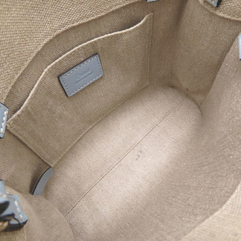 Woody Convertible Tote Canvas with Leather Small