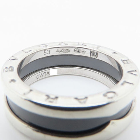 B.Zero1 Ring Sterling Silver and Ceramic