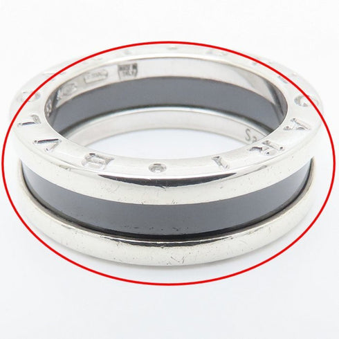 B.Zero1 Ring Sterling Silver and Ceramic