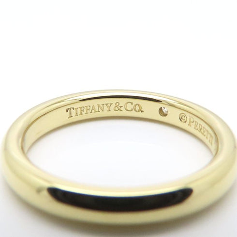 Band Ring 18K Yellow Gold with Diamond