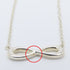 Infinity Pendant Necklace Sterling Silver
