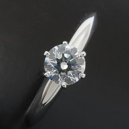 Solitaire Ring Platinum with Diamond