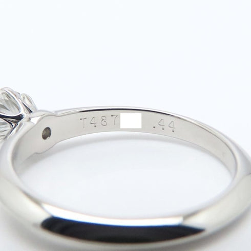 Solitaire Ring Platinum with Diamond