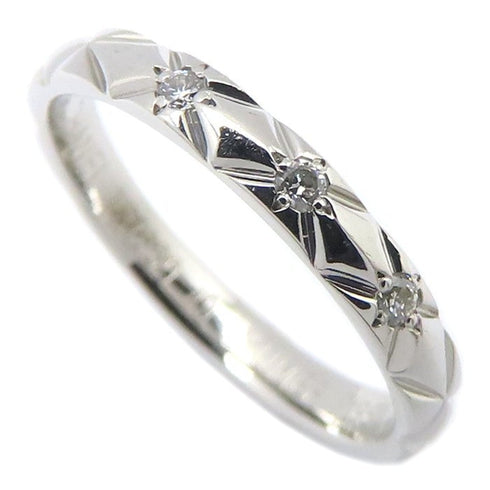 Matelasse Ring Platinum with Diamond